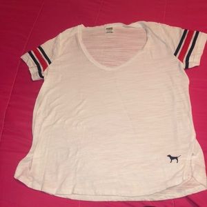 VNeck Pink Victoria’s Secret T Shirt VSCO girl